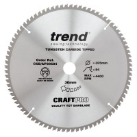 Trend CSB/AP30584 Craft Blade Tcp 305mm X 84t X 30mm £53.80